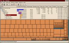 Squarified treemap